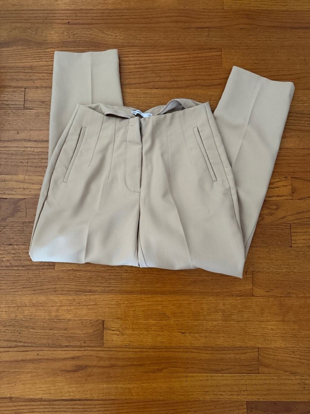 Nine West Beige Tapered Pants - Size 4